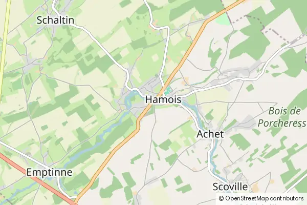 Karte Hamois