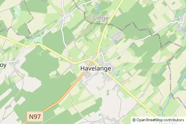 Karte Havelange