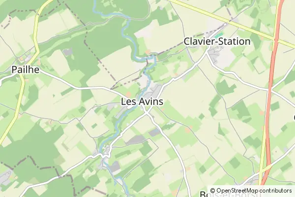 Karte Les Avins
