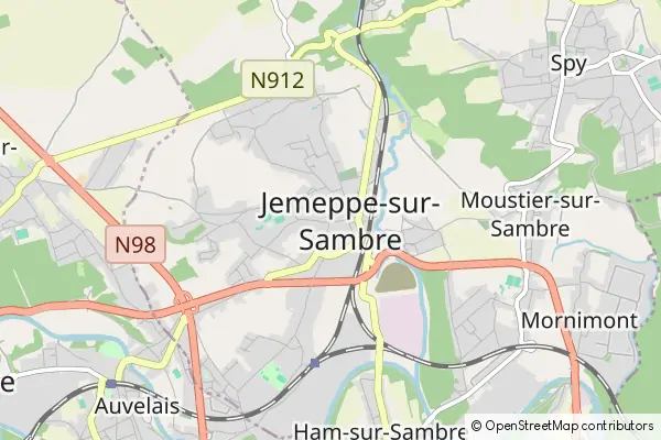 Karte Jemeppe-sur-Sambre