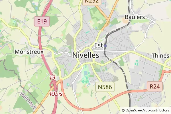 Karte Nivelles