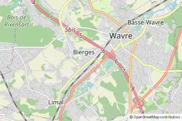 Karte Wavre