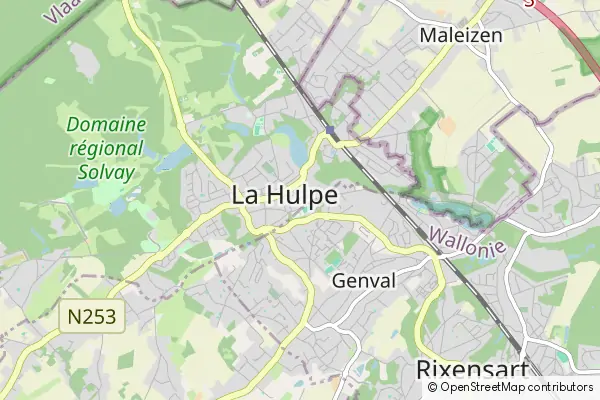 Karte La Hulpe