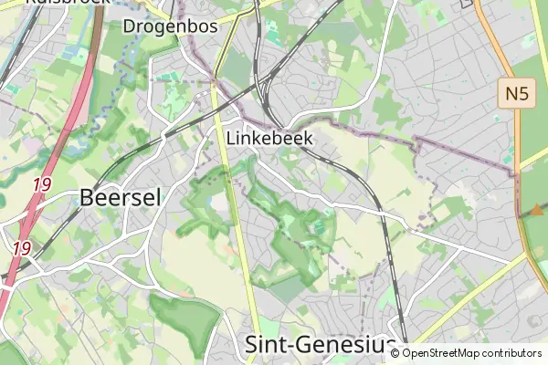 Karte Linkebeek