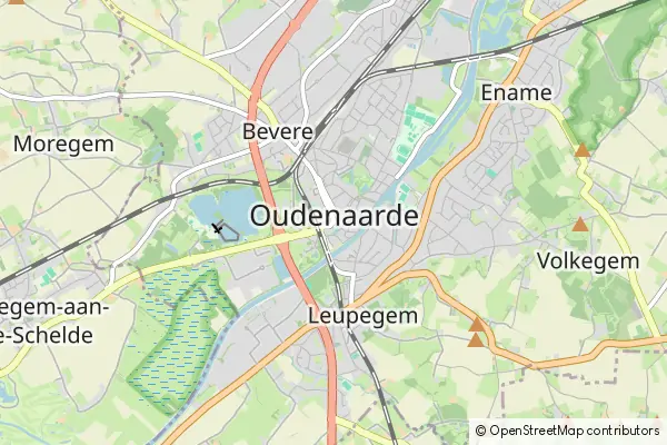 Karte Oudenaarde