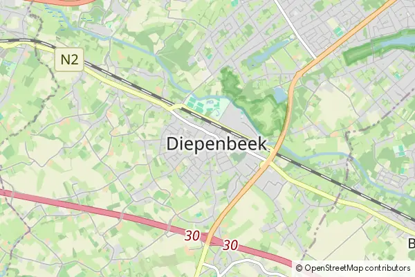 Karte Diepenbeek