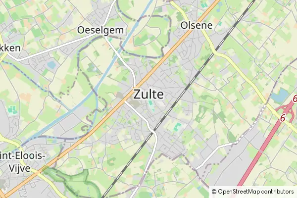 Karte Zulte