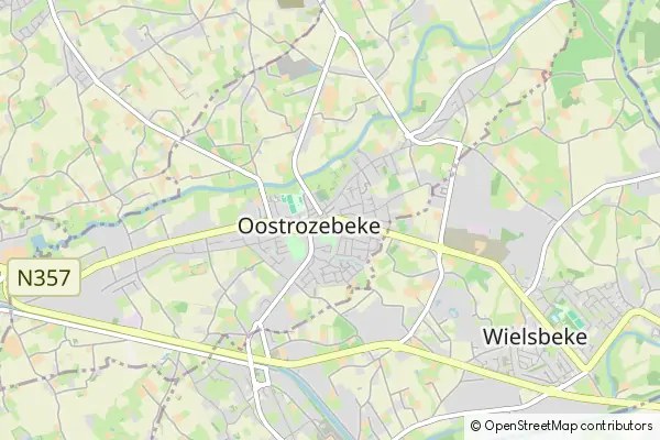 Karte Oostrozebeke