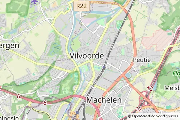 Karte Vilvoorde