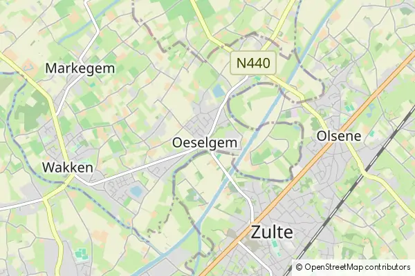 Karte Oeselgem