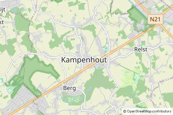 Karte Kampenhout