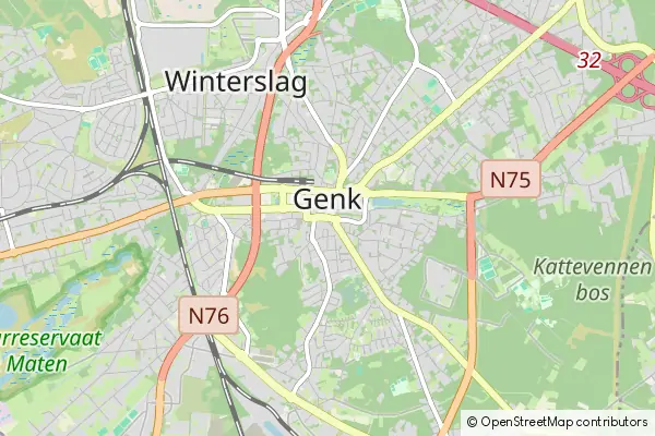 Karte Genk