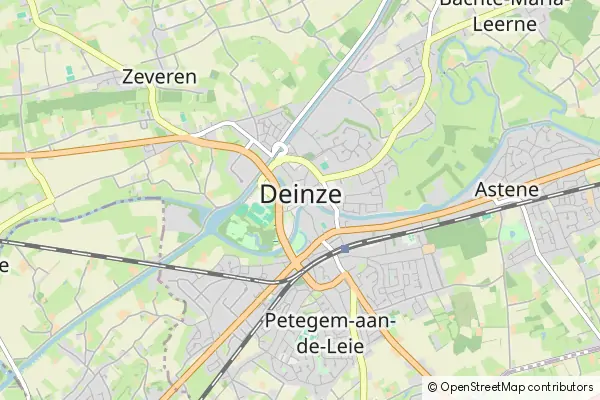 Karte Deinze