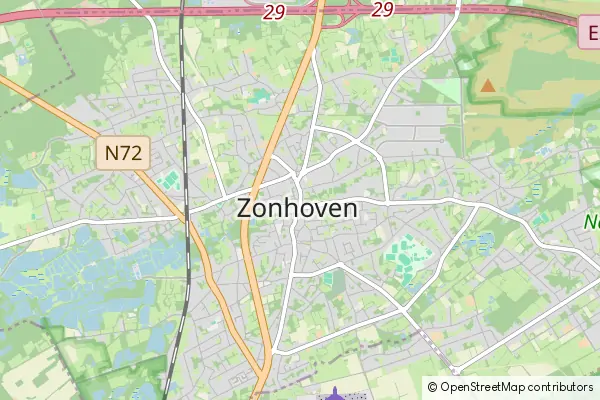 Karte Zonhoven