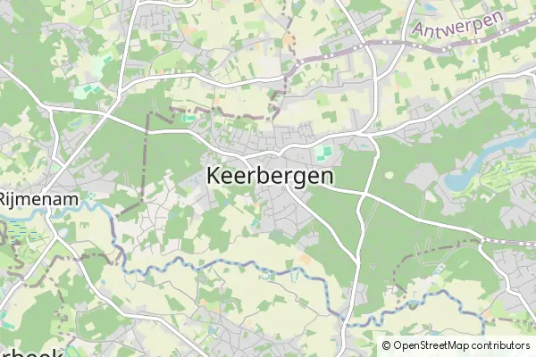 Karte Keerbergen