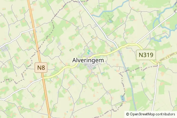 Karte Alveringem