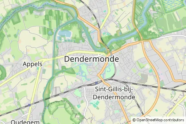 Karte Dendermonde