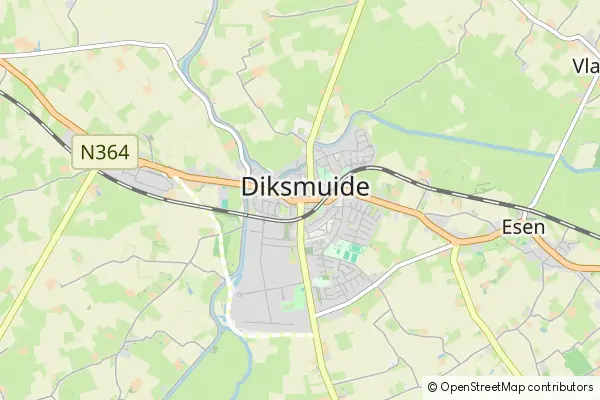 Karte Diksmuide