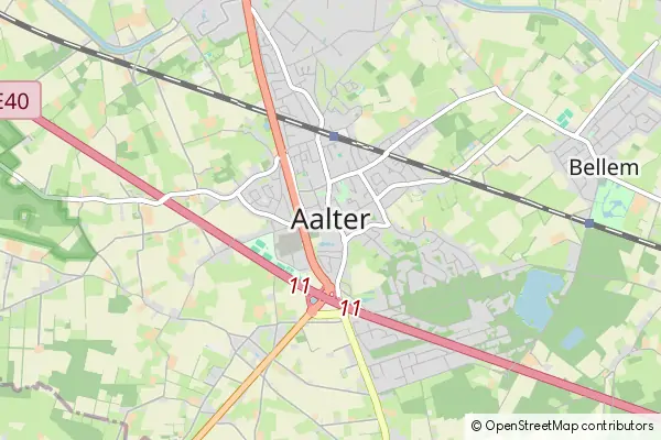 Karte Aalter