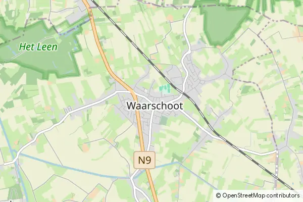 Karte Waarschoot