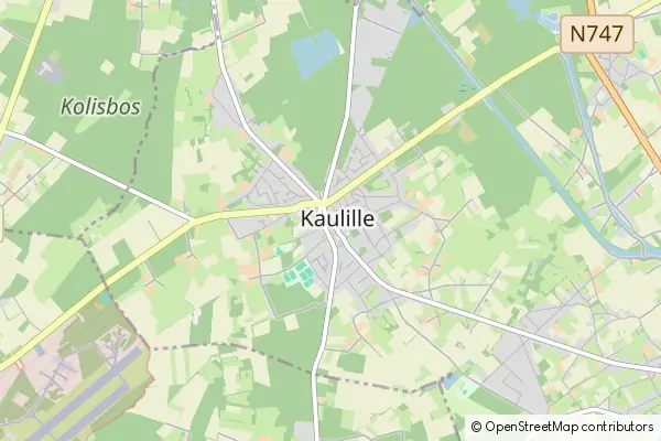 Karte Kaulille