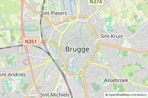 Karte Bruges