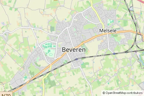 Karte Beveren