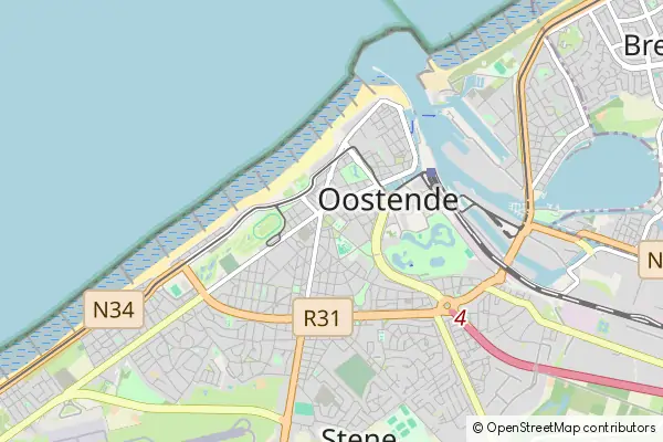 Karte Ostende