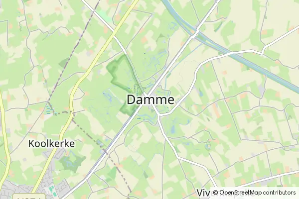 Karte Damme