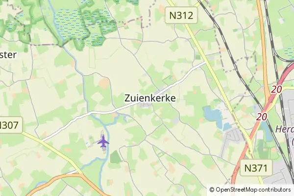 Karte Zuienkerke