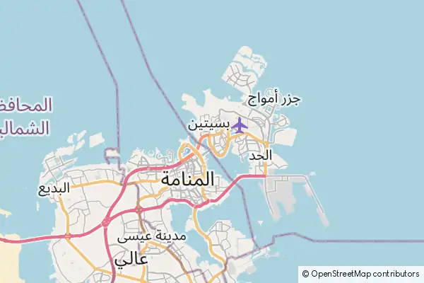 Karte Muharraq