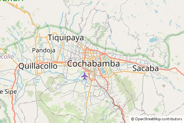 Karte Cochabamba