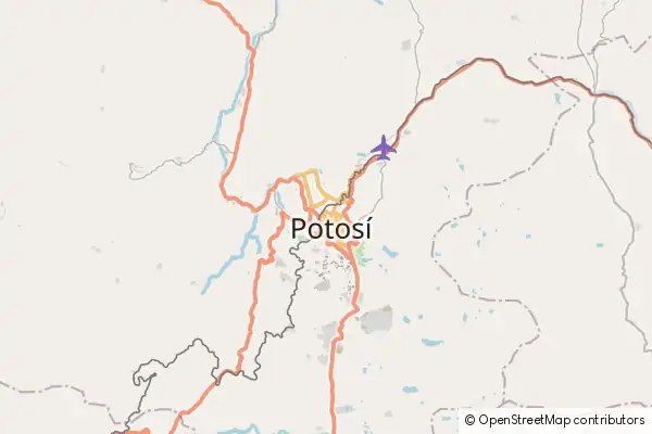 Karte Potosí