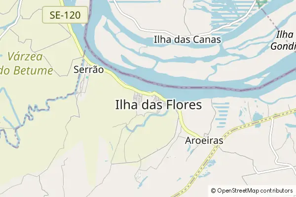 Karte Ilha das Flores