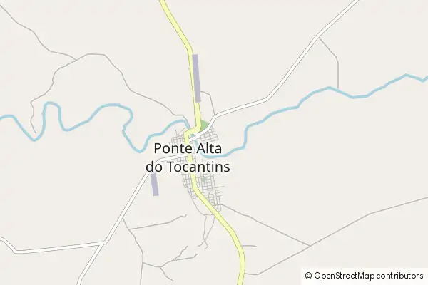 Karte Ponte Alta do Tocantins