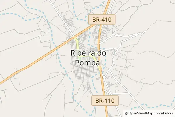 Karte Ribeira do Pombal