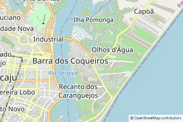 Karte Barra dos Coqueiros