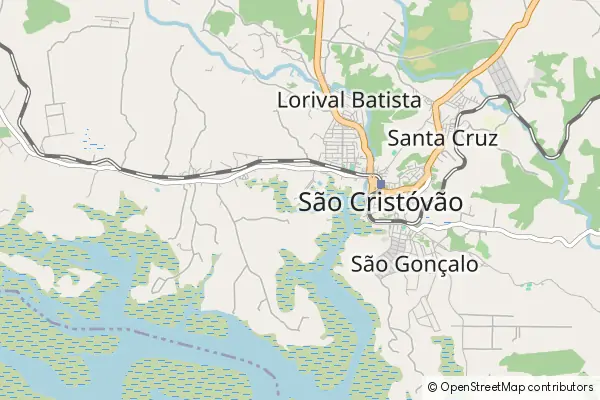 Karte São Cristóvão