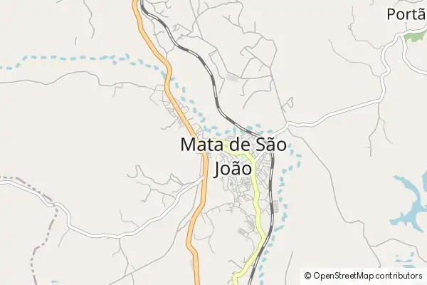 Karte Mata de São João