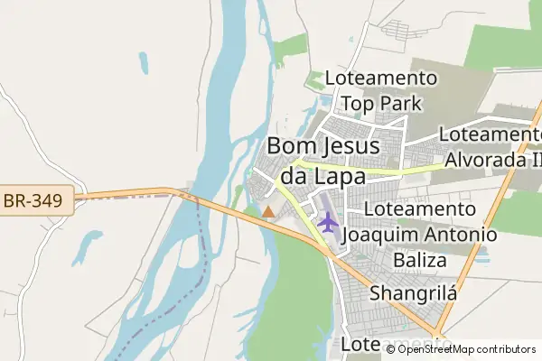 Karte Bom Jesus da Lapa