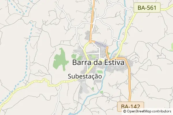 Karte Barra da Estiva