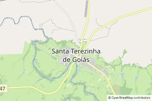 Karte Santa Terezinha de Goiás