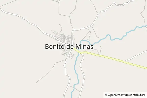 Karte Bonito de Minas