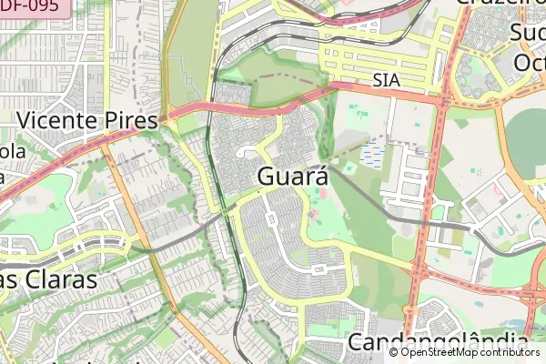 Karte Guará