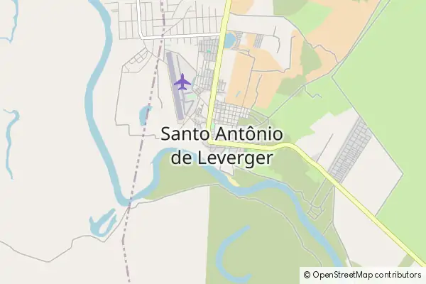 Karte Santo Antônio do Leverger