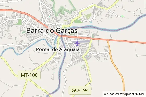 Karte Aragarças