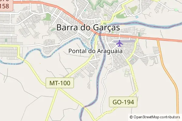 Karte Pontal do Araguaia