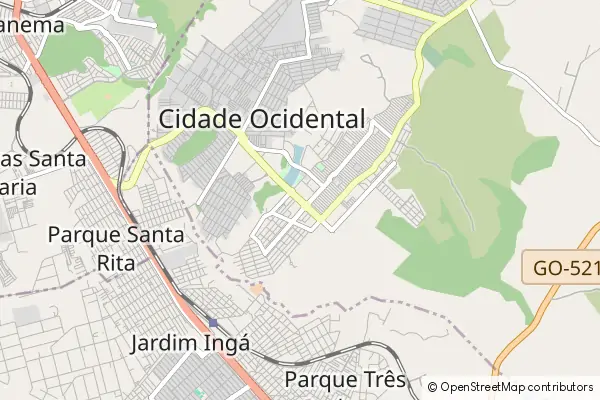 Karte Cidade Ocidental