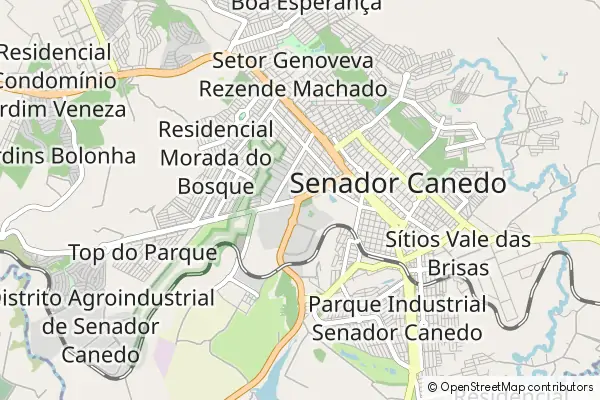 Karte Senador Canedo