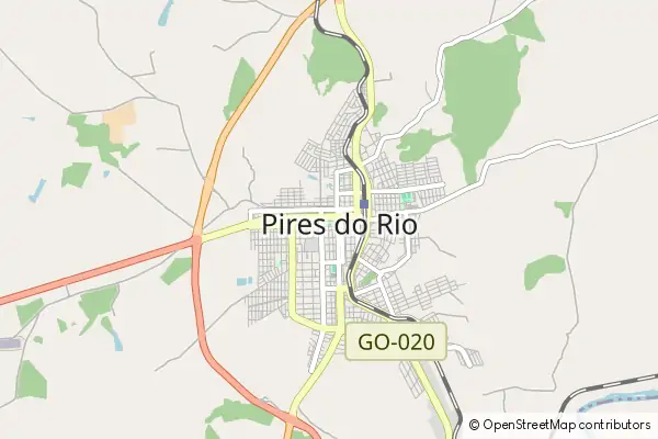 Karte Pires do Rio